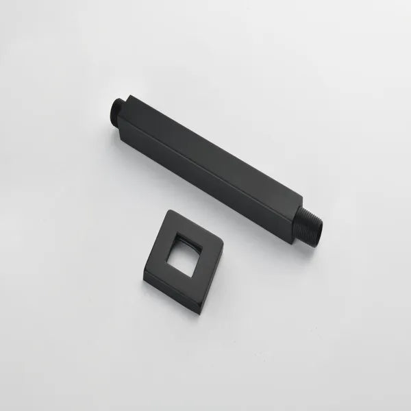 Shower Arm With Flange, 1/2 NPT Tapered Threads, Rain Shower Head Arm, Ceiling Mounted Shower Extension Arm - view 2