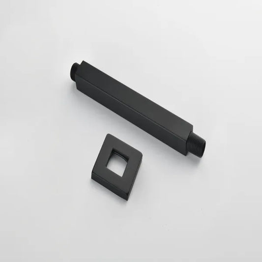Shower Arm With Flange, 1/2 NPT Tapered Threads, Rain Shower Head Arm, Ceiling Mounted Shower Extension Arm - view 2