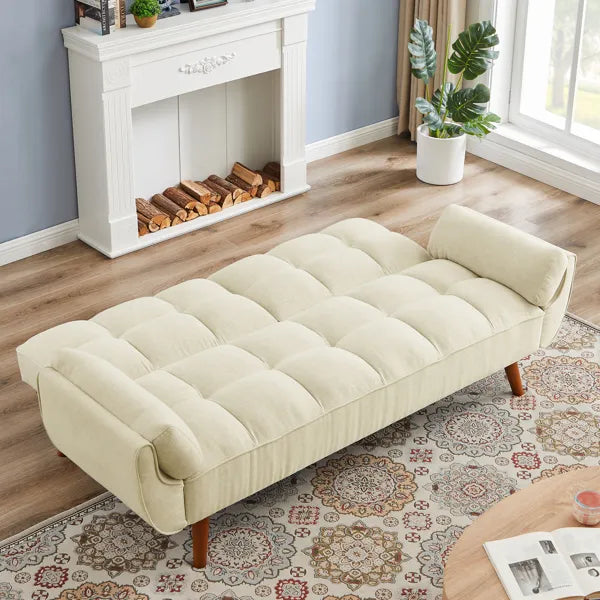 New Design Linen Sofa Furniture Adjustable Backrest Easily Assembled Reclinerst-BEIGE - view 7