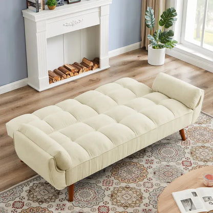 New Design Linen Sofa Furniture Adjustable Backrest Easily Assembled Reclinerst-BEIGE - view 7