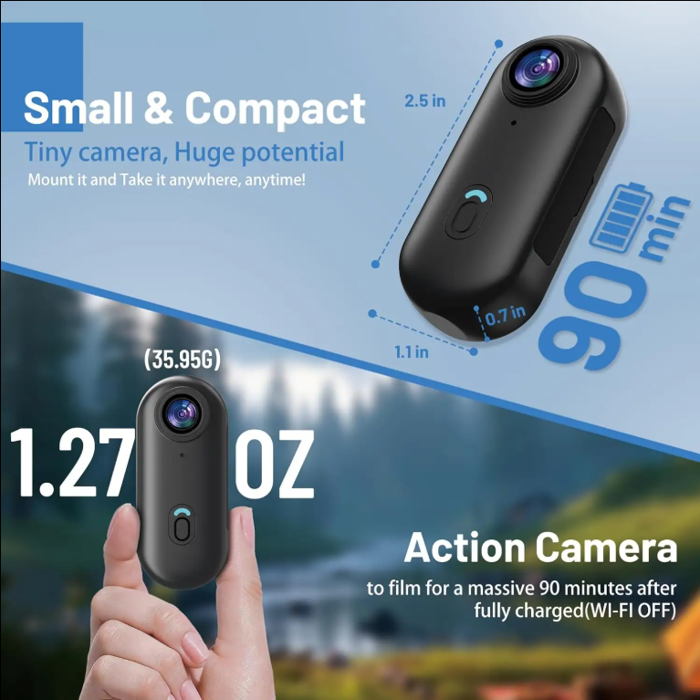 128GB FHD 1080P Mini Body POV Camera - view 5