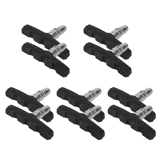 5 Pairs V Bike Brake Pads Road Mountain Bicycle V-Brake Blocks Set 70mm Non-Slip V Bicycle Stop Caliper - view 2
