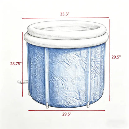 Portable Ice Bath Cold Water Therapy Tub - view 4