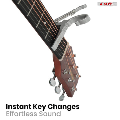 5 Core Guitar Capo Quick Change Acoustic Electric String Clip Banjo Mandolin Or Ukulele - view 10