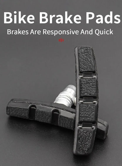 5 Pairs High Grade Cycling Bicycle Bike V Brake Pads 70mm Shoes Pads Black - view 6