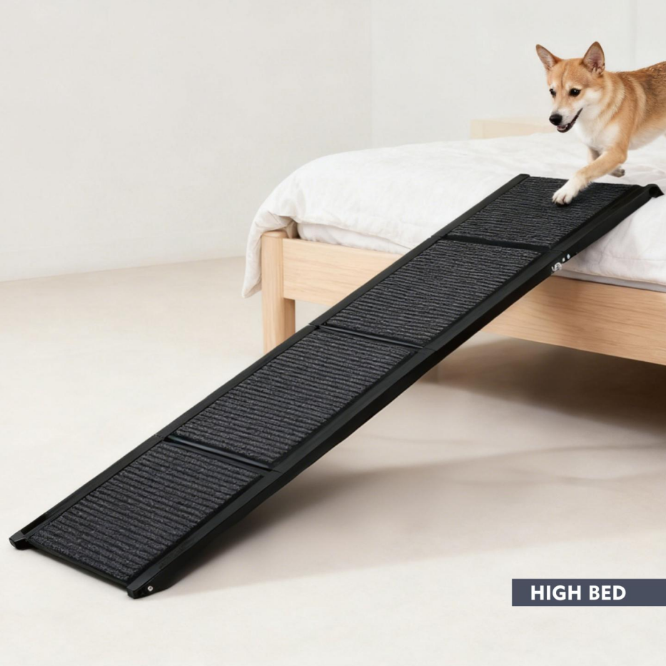 Dog Ramp For Car 71inch Long & 19.3inch Wide Portable Dog Ramps For Large Dogs With Non-Slip Rug Surface Dog Car Ramp - view 10