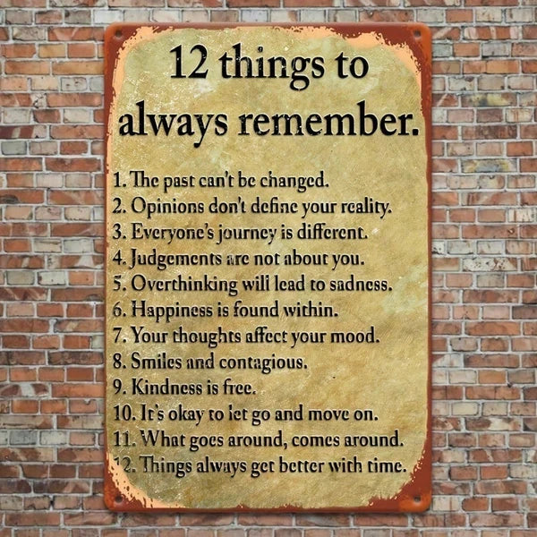 8x12 Inch ( 20.3x30.5cm ) Vintage Rustic Aluminum Sign Farmhouse For Home