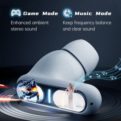 Langsdom Gaming Headset Bluetooth Earphone With Mic Bass Audio Stereo HiFi TWS True Wireless Earbuds Sports LED - view 3