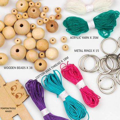 Keychain Dolls Craft Kit Unique DIY Activity Set - view 2