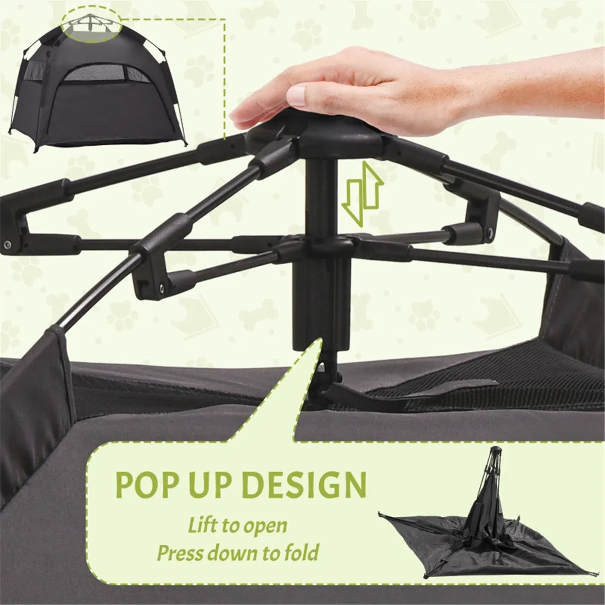 Pop Up Dog Tent / Pet Camping Tent - view 6