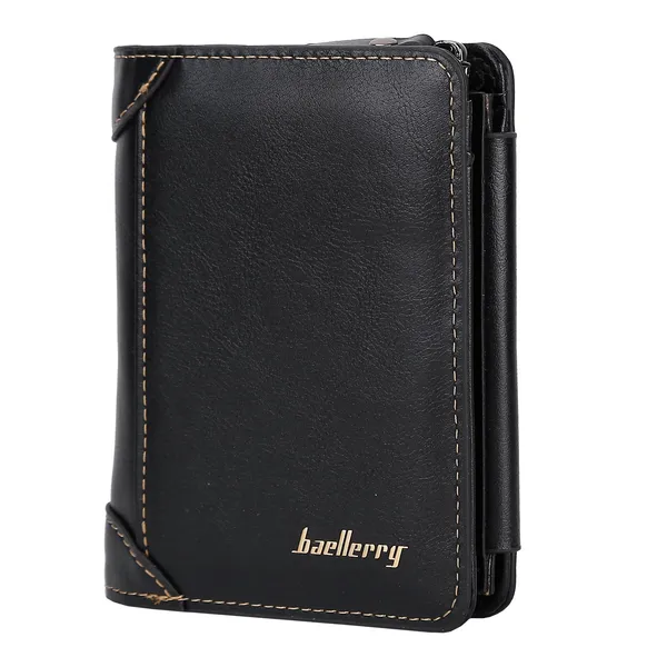 Men Leather Wallet ID Card Holder Purse Trifold Clutch Money - view 3