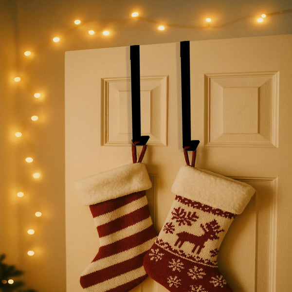Halloween Christmas Door Wreath Hanger Gothic Holiday Home Office Wall Decor