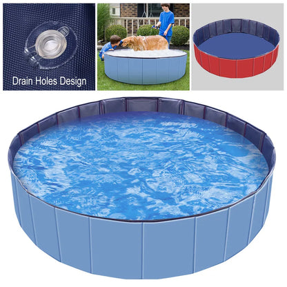 Foldable Pet Swimming Pool PVC Kiddie Baby Dog Swim Pool Bathing Tub Playmat Kids Pools - view 4