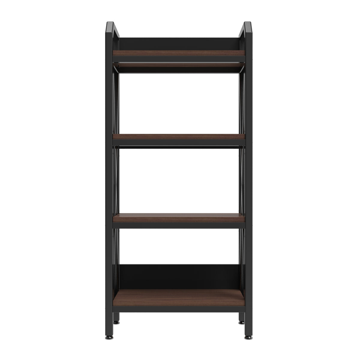 56.30'' Bakers Rack 4-Level Storage Shelves Mental And Wooden Kitchen Shelves, Kitchen Organizers And Storage - view 3