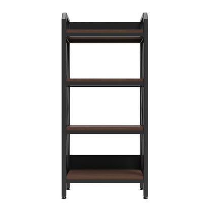 56.30'' Bakers Rack 4-Level Storage Shelves Mental And Wooden Kitchen Shelves, Kitchen Organizers And Storage - view 3