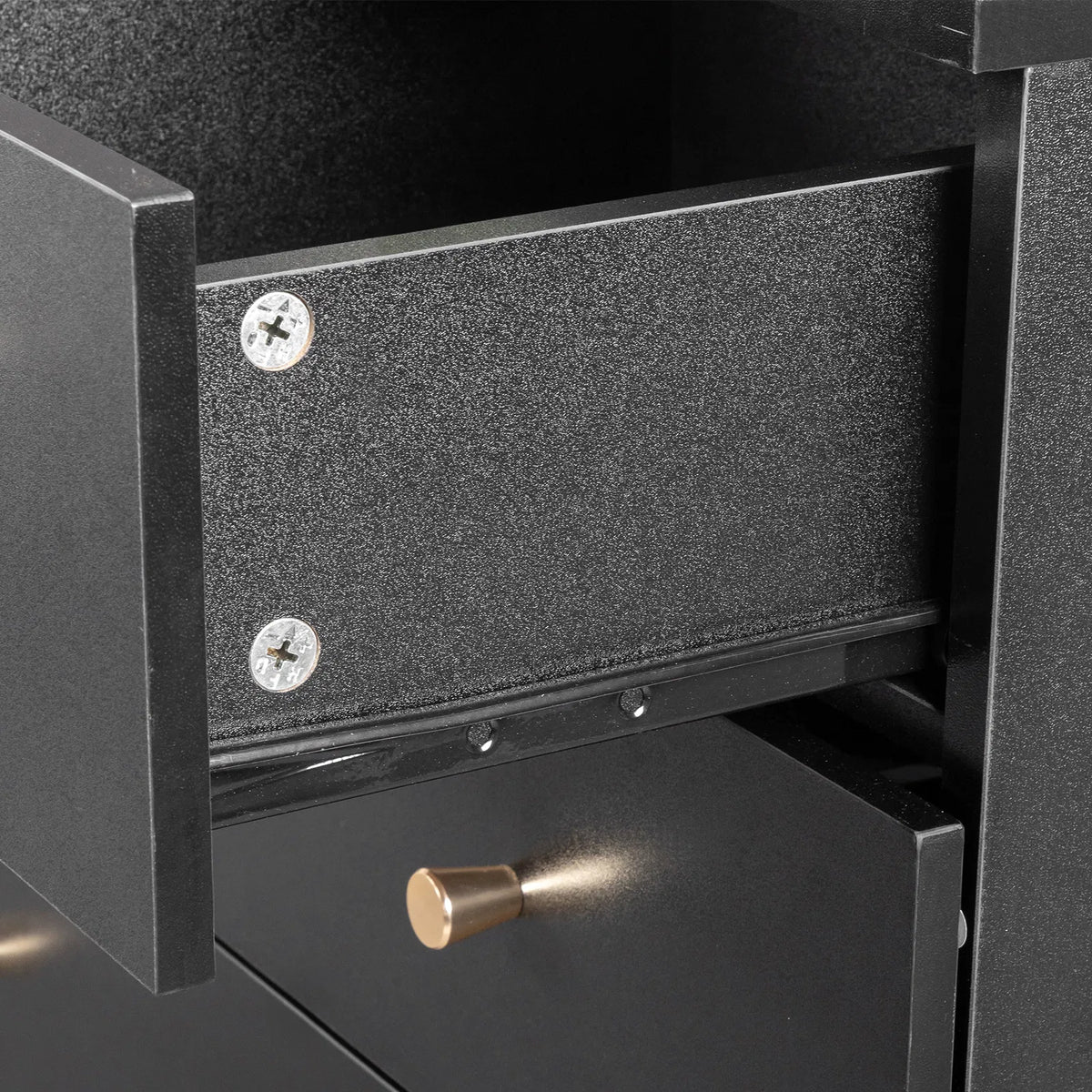 Modern Simple 4-Drawer Dresser Black - view 8