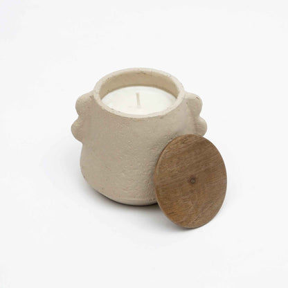 Jar Candle Ecomix Wax Fill With Wooden Lid Vanilla Lavender, 8oz - view 3
