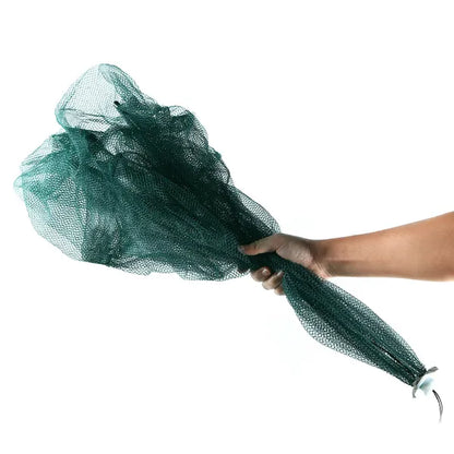 Fishing Trap Net Portable Folded Fishing Bait Trap Shrimp Minnow Crab Bait Net 6 Sides 6 Holes Crayfish Cast Mesh Trap - view 10