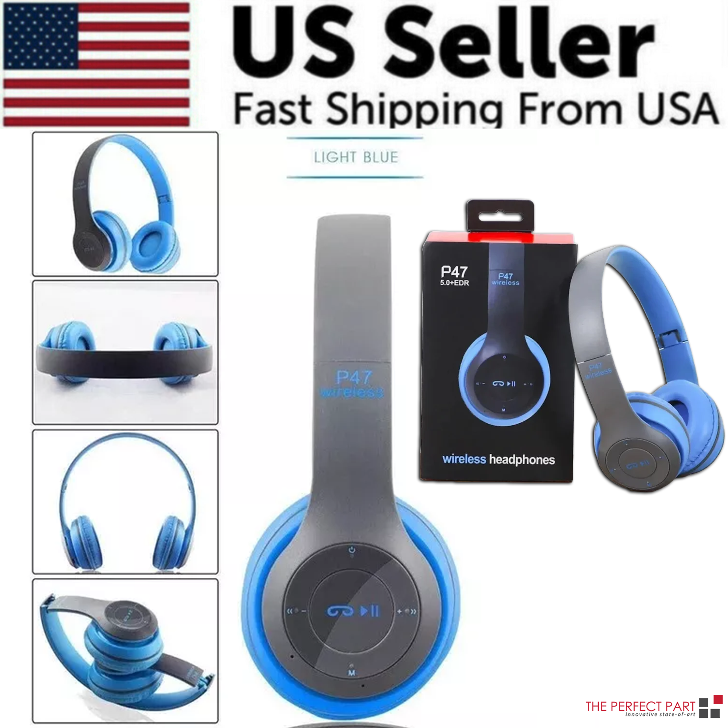 Audífonos Bluetooth over-ear con radio FM
