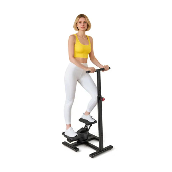 Multi-Functional Exercise Stepper - Step+Twist Design, 300lbs Capacity, Non-Slip Pedals+Stable Metal Frame