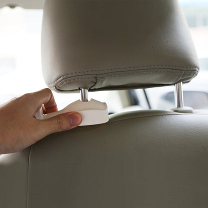 2Pcs Car Seat Headrest Hanger Car Headrest Hanging Hook For Bag Purse Cloth Grocery Organizer - view 4