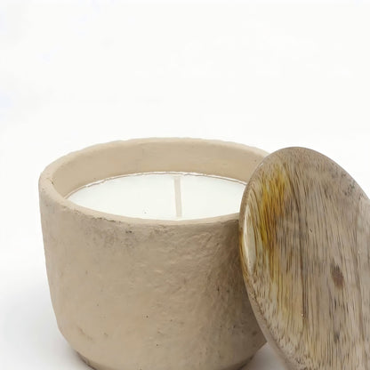 Jar Candle Ecomix Wax Fill With Wooden Lid Mimosa, 7oz - view 5