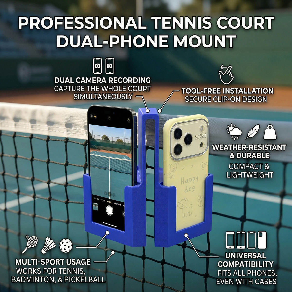 Plastic Unbreakable Phone Tripod Stand - view 3