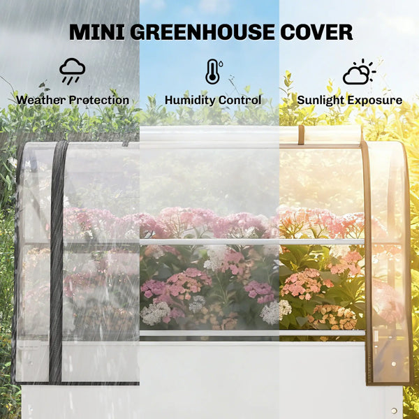Garden Bed With Mini Greenhouse - view 2