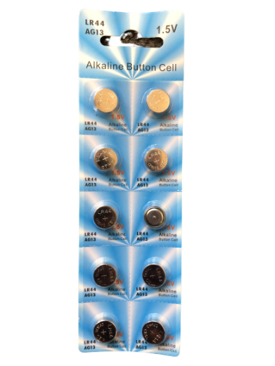 LR44 10 PACK LR44 AG13 A76 L1154 357 303 LED Button 1.5V Cell Alkaline Battery - view 4