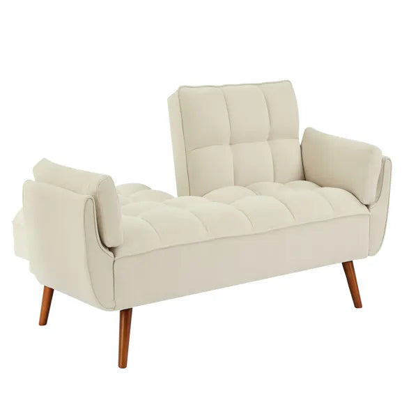 New Design Linen Sofa Furniture Adjustable Backrest Easily Assembled Reclinerst-BEIGE - view 10