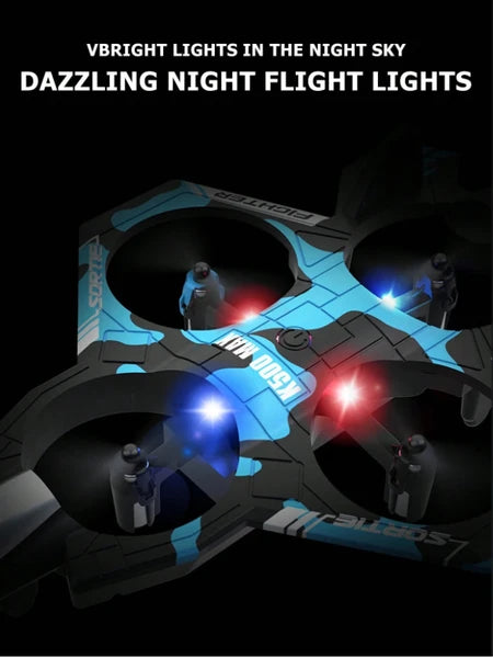 A Set Of Four-rotor Drone Fighter Jets, Equipped With A Remote Control, Featuring One-key Takeoff/landing - view 4