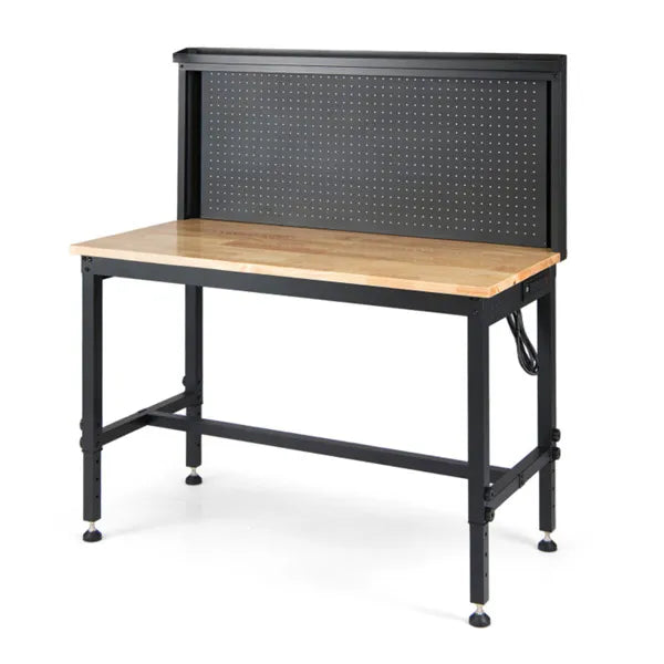 48" Heavy-Duty Workbench 2000LBS Capacity 7-Level Height Adjustable with Built-in Power Strip - view 4