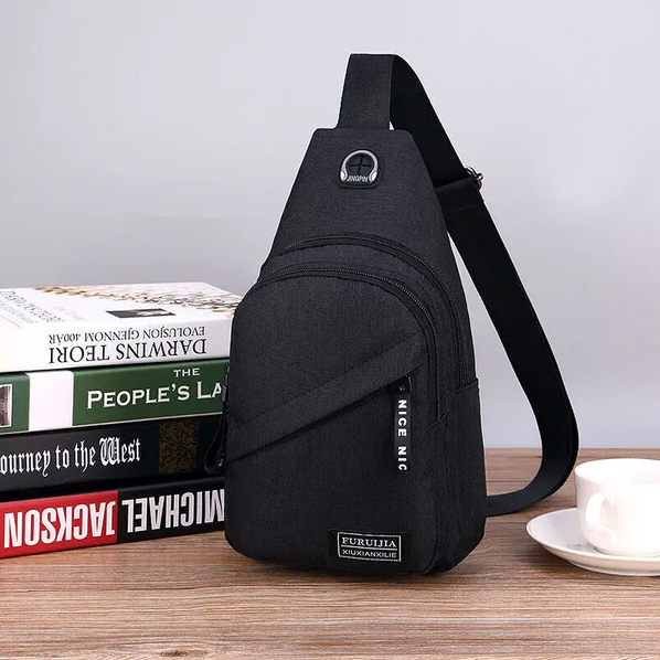 Men Women Sling Bag Chest Fanny Packs Cross Body Travel Sports Shoulder Backpack