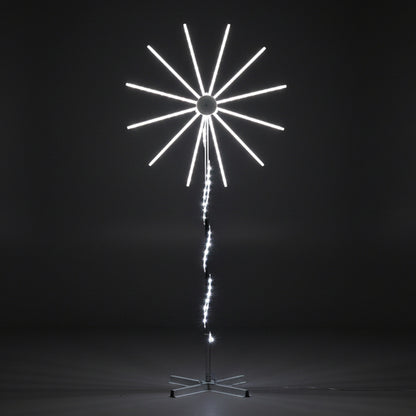 8.3FT Lighted Firework Light With Stand Christmas Decorations, Lighted Holiday Decor With 180 RGB LED Lights - view 9