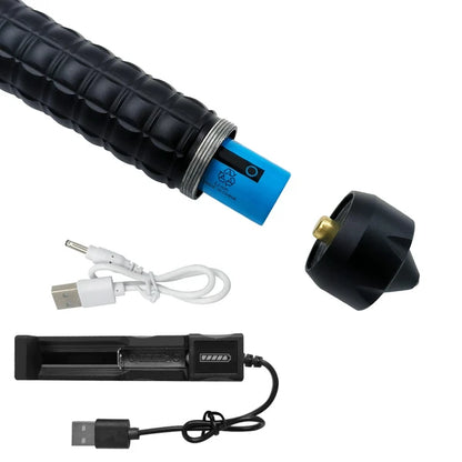 35000000LM Extrem Hell Taschenlampe Taktische Polizei Aufladbar LED Fackel AKKU - view 4