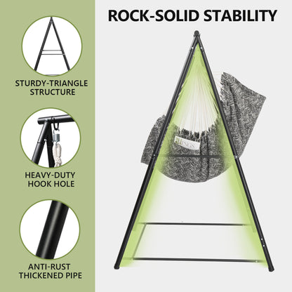 112X113X180CM Hammock Chair Stand With Swing Chair - view 6