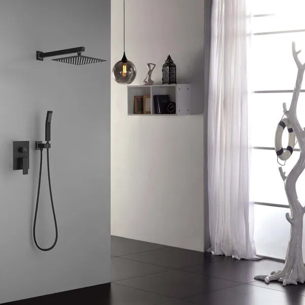 10 inch Shower Head Bathroom Luxury Rain Mixer Shower Complete Combo Set Wall Mounted - view 3