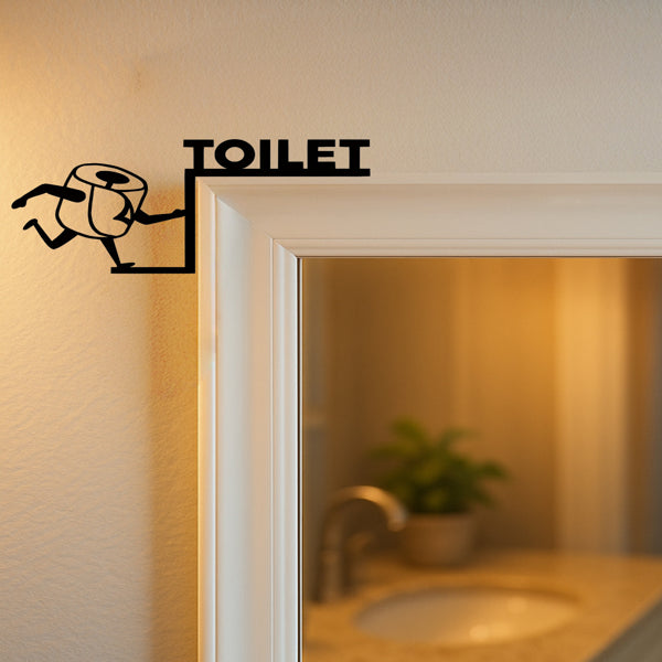 Retro Iron Bathroom Wall Art Funny Quote Sign Home Decor Gift - view 4