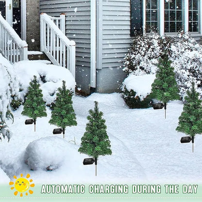 Solar Christmas Pathway Lights For Outdoor Decorations,Outside Christmas Tree Stake Lights - view 4