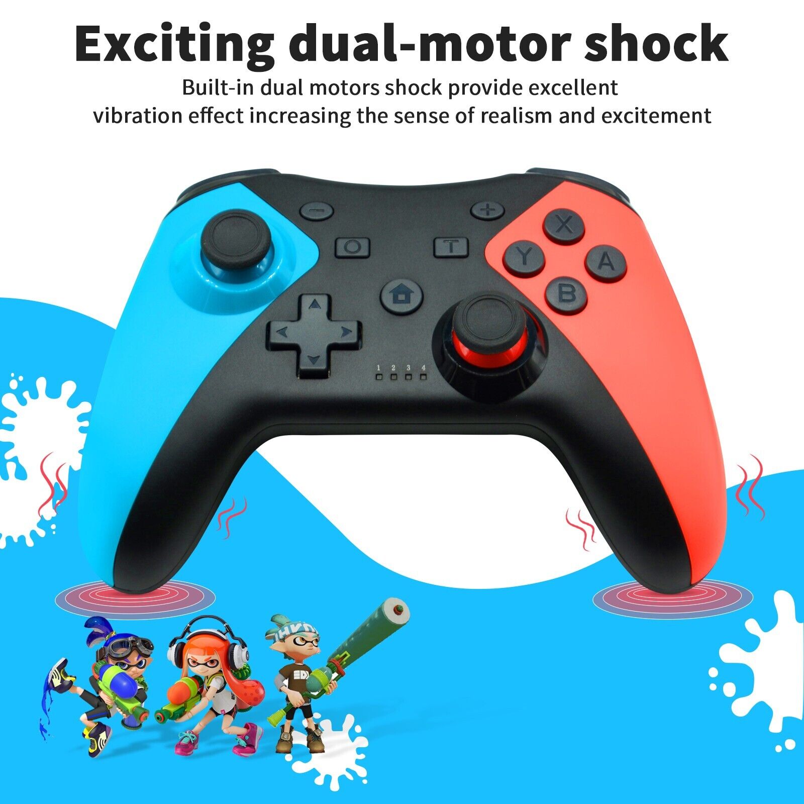 Control inalámbrico compatible con Nintendo Switch