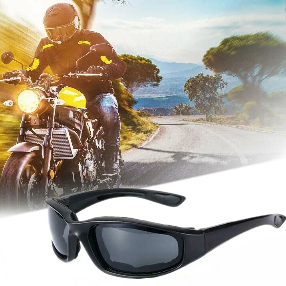 Motorcycle Riding Glasses Wind Resistant Bike Goggles UV Protection Resistant Padded Comfortable Outdoor Sport Goggles - view 6