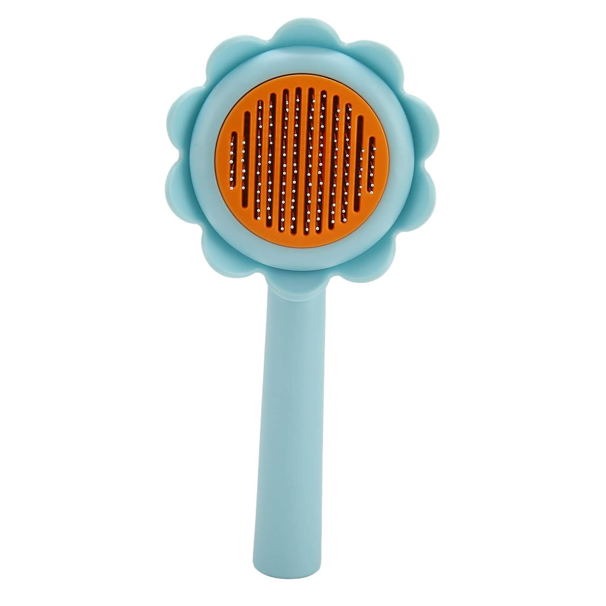 Cat Brush Dog Shedding Brush Flower Shape Stainless Steel Self Cleaning For Dog For Pet Supplies, Cat Grooming Brush - view 3
