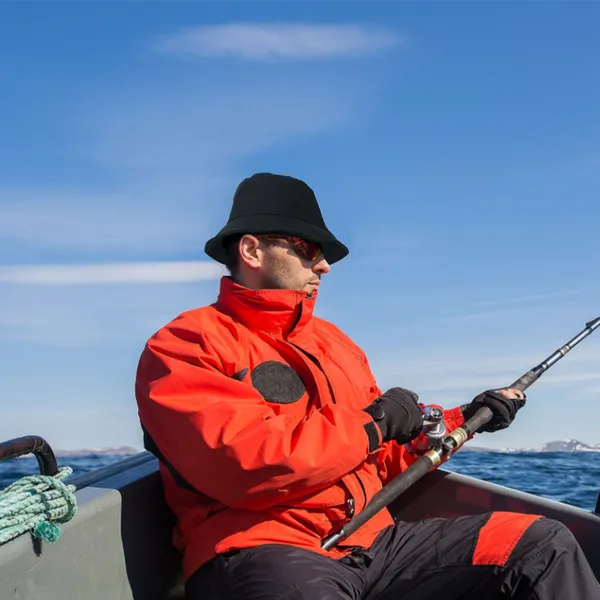 Fishman Hat Protective Face Shield Removable Sun Bucket Cap - view 2