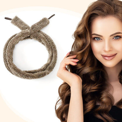 Satin Heatless Hair Curler, Lazy Natural Soft Wave DIY Heatless Curls For Sleep In Overnight, For All Hair Types - view 4