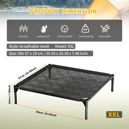 Elevated Breathable Mesh Pet Bed, Indoor&Outdoor Use, Sizes For Small To XL Pets - 2026 Must-Buy - view 4