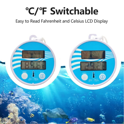 Digital Solar Powered Outdoor Floating Waterproof Rainproof Pool SPA Thermometer - view 3