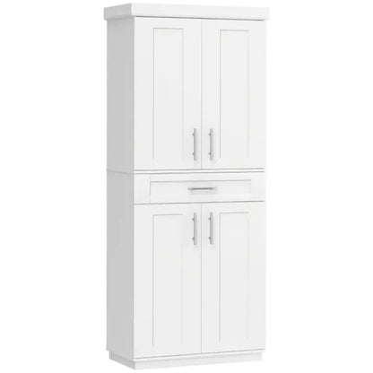 Storage Cabinet With Adjustable Shelves 30 Inches X 15.75 Inches X 72 Inches For Kitchen - view 2