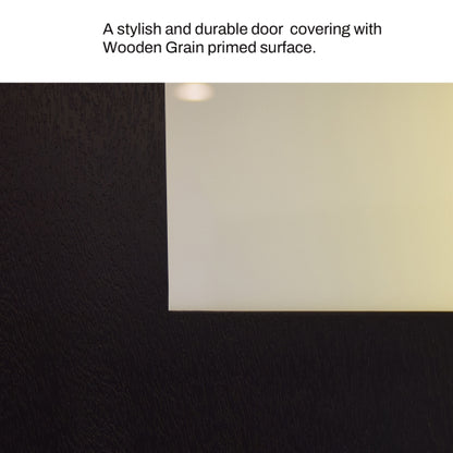 36 X 80 Fiberglass Entry Door Slab Only, Frosted Glass, Black Finishe Knock-Down Fiberglass Door Slab- Contemporary - view 3