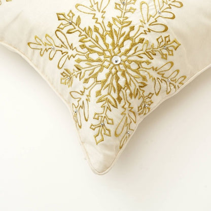 Polyester Throw Pillow With Embroidery & Bead Work Soft & Stylish Accent - view 5