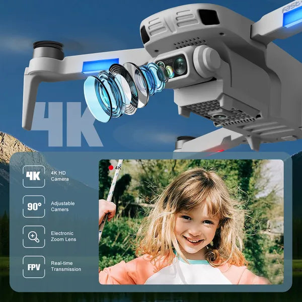 4DF8 4.5" Screen GPS Drone With Camera For Adults, Auto Return/Follow Me 5G FPV,gifts - view 4